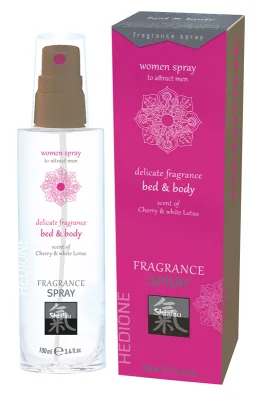 Parfum de lit et de corps de phéromone pour femmes - cerise et lotus blanc