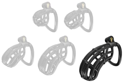 Cage de Chasteté NEXIA XXL 11.5 x 3.4 cm Noire