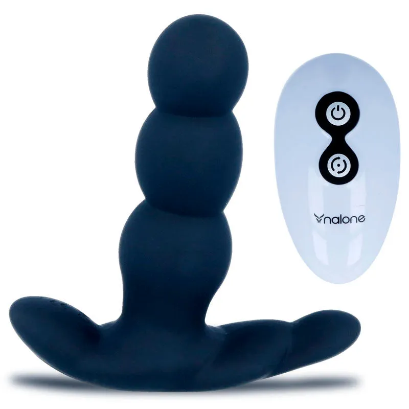 Vibromasseur anal télécommandé Pearl noir - Nalone