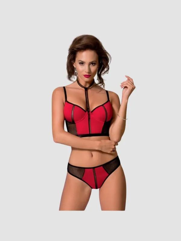 Ensemble 2 Pièces Coline Rouge