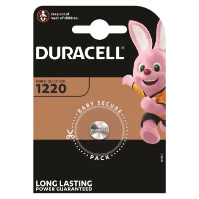Pile Bouton Lithium CR1220 3V - Duracell