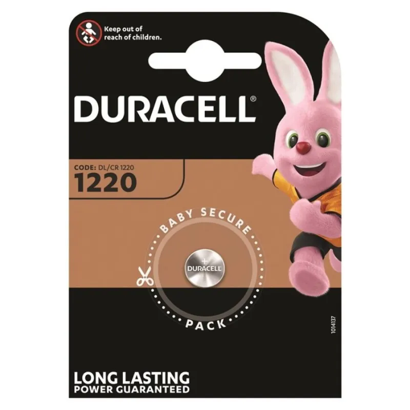 Pile Bouton Lithium CR1220 3V - Duracell