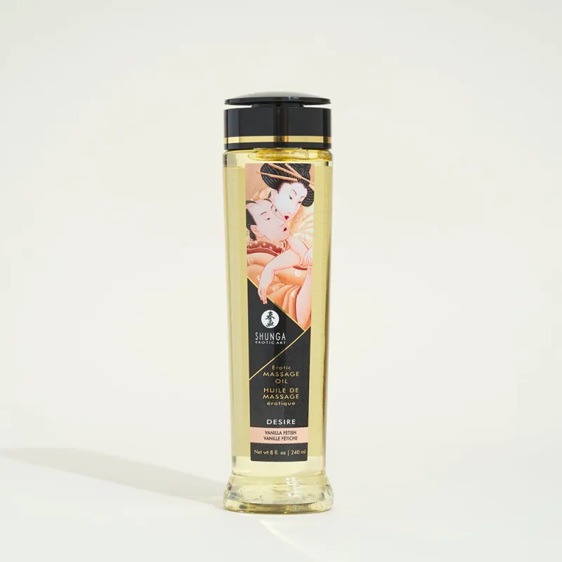 Huiles de massage Shunga - 240 ml  Vanille fétiche
