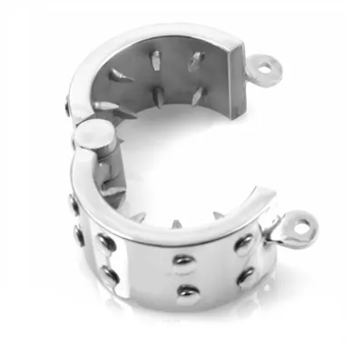 Anneau de chasteté anti-érection acier poli - Metal Hard