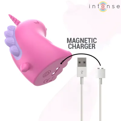 Stimulateur Clitoridien Pinkie Licorne Fuchsia - Intense