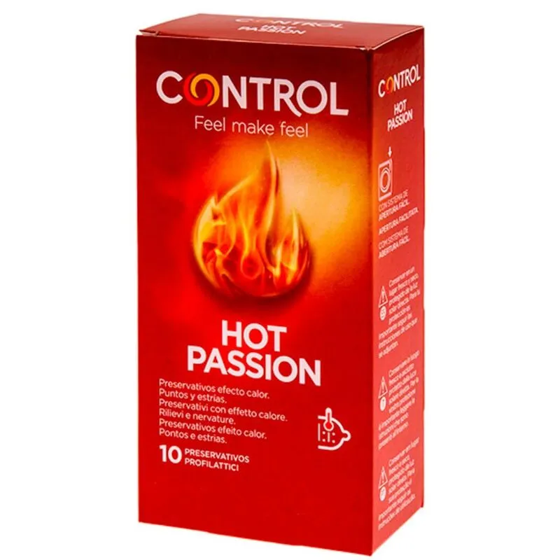 Préservatifs Control Hot Passion Réchauffant x10 - Control