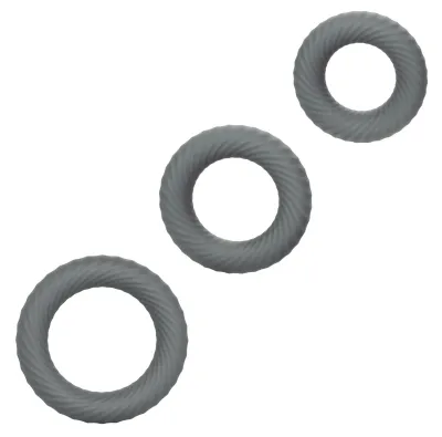 Lot de 3 Cockrings LINK UP Gris
