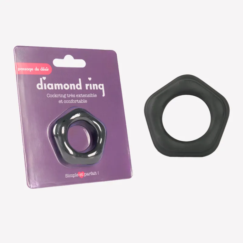 Cockring Diamond Ring Passage du désir - 43x43x7,14 mm