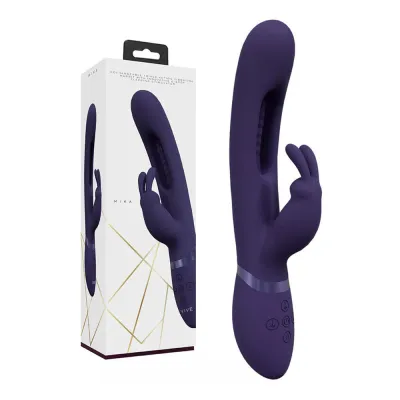 Mika de Vive Rabbit doigt tapoteur - 23,2 cm Violet