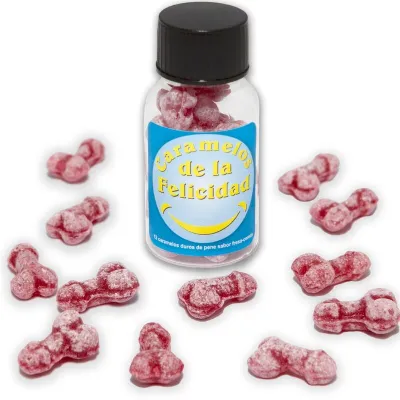 Bonbons Coquins Happy Penis Fraise Cerise - Diablo Picante