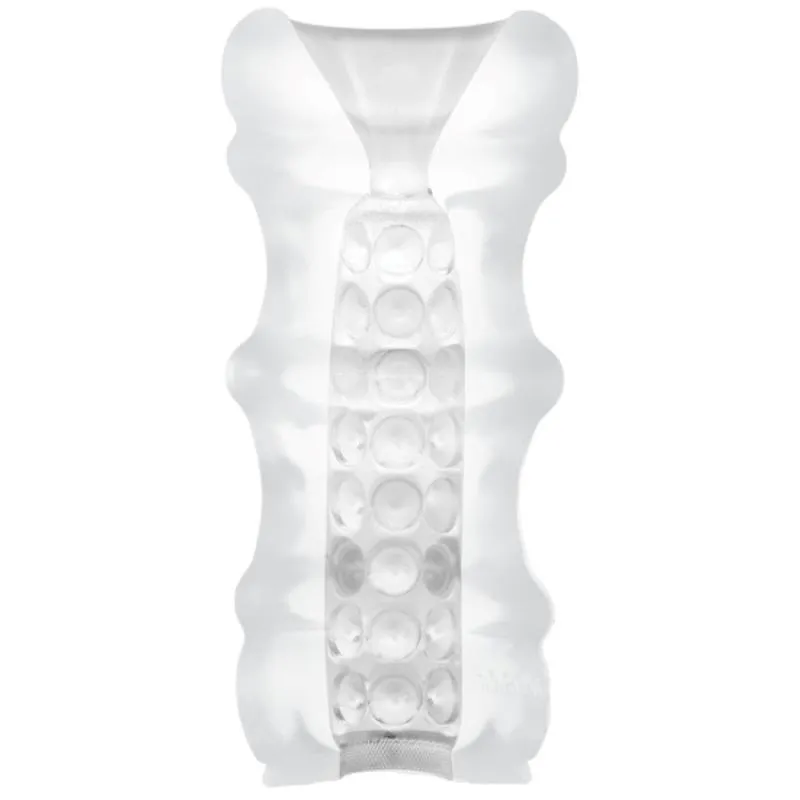 Doc Johnson - Mood ULTRASKYN Stroker Pleaser Perles de Massage - Blanc