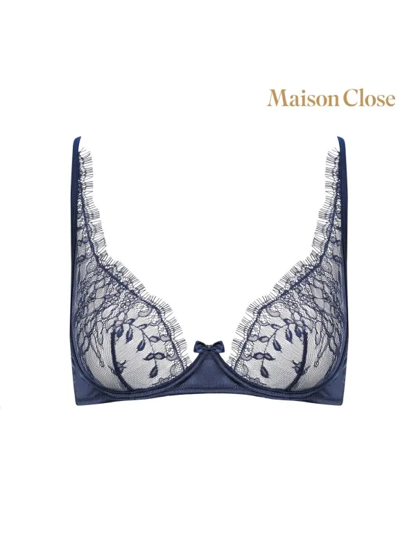 Soutien-Gorge Balconnet Villa Satine Bleu