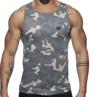 Addicted Débardeur WASHED CAMO Camouflage