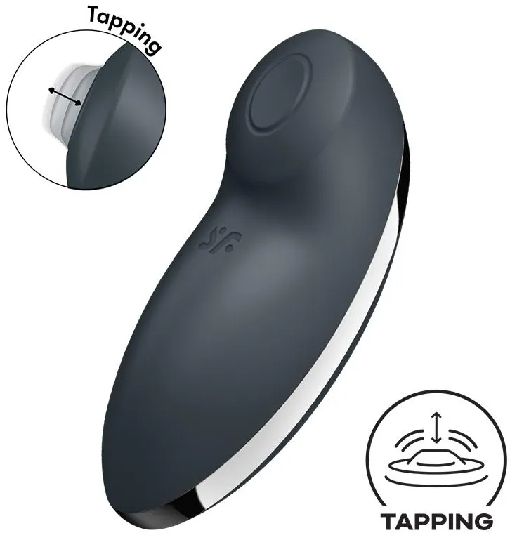 Stimulateur de Clitoris TAP & CLIMAX 2 Gris Anthracite