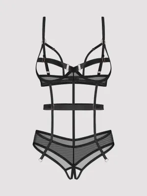 Body ouvert Euridia noir XS/S