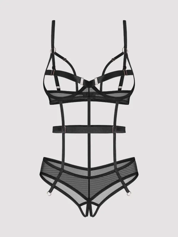 Body ouvert Euridia noir XS/S