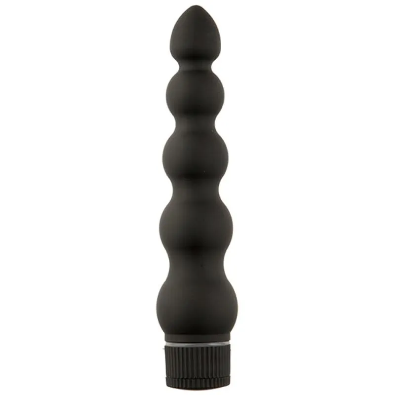 Doc Johnson - Black Magic Ribbed Vibe Vibromasseur - Noir