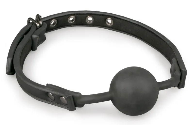 Baillon Boule FLEXI en Silicone Noir