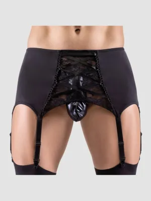 Porte-jarretelles dentelle noir
