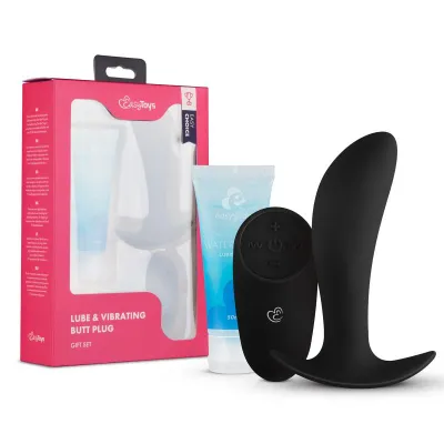 Ensemble plug anal vibrant et lubrifiant Easy Choice