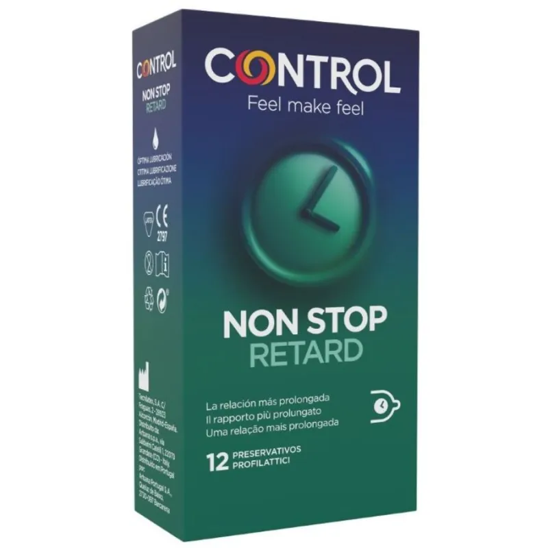 Préservatifs Retardants Control Non Stop Boîte 12 - Control