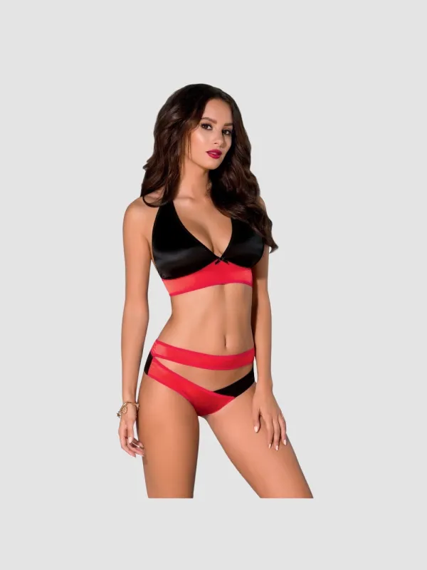 Ensemble Harper 2 Pièces Noir & Rouge