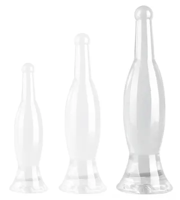 Plug transparent BOTTLE L 26 x 6.5cm