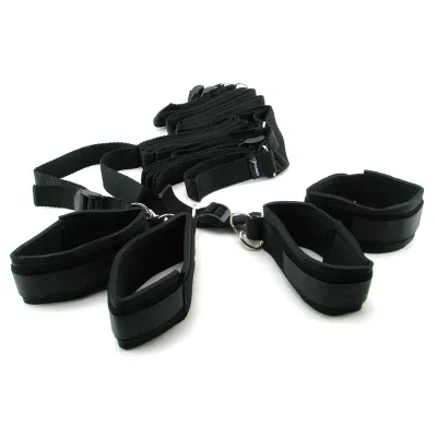Pipedream - Kit de Bondage et attaches de lit "Fetish Fantasy" - Noir