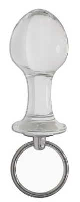 Plug en verre ROUNDY GLASS M 9 x 4.5cm