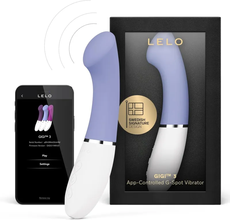 Vibro point G connecté Gigi 3 de Lelo - 16,3 cm Violet