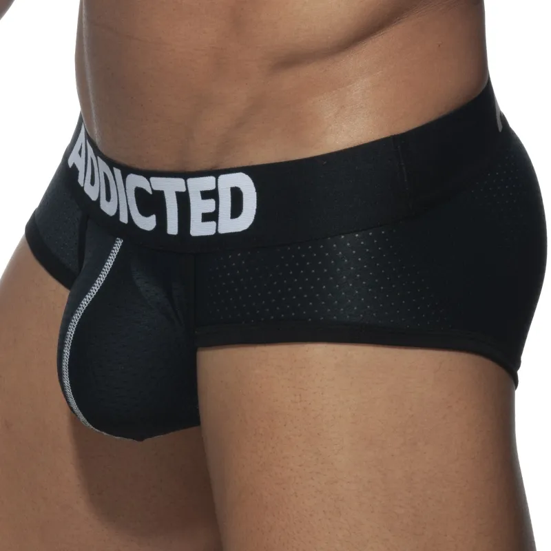Slip MESH PUSH UP Noir