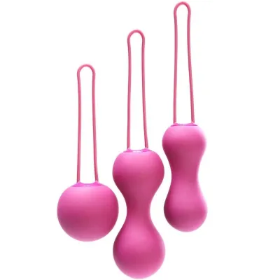 Boules de Geisha Coffret Rééducation Périneale Ami Fuchsia - Je Joue
