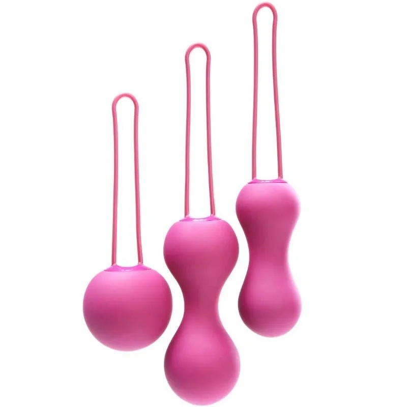 Boules de Geisha Coffret Rééducation Périneale Ami Fuchsia - Je Joue