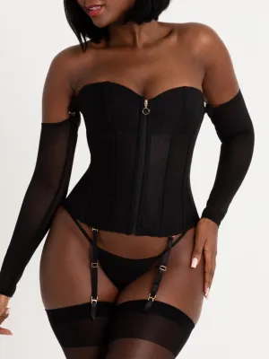 Corset manches longues Secret Silhouette noir S