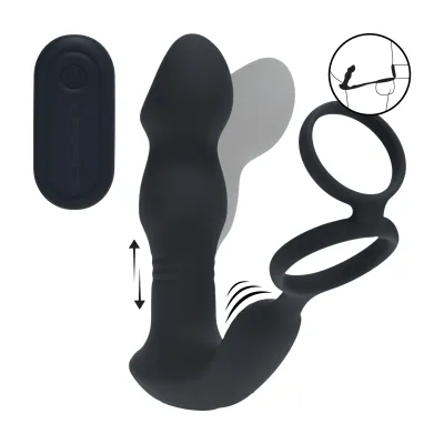 Stimulateur Prostatique Multi Fonctions Télécommandé avec Cockring