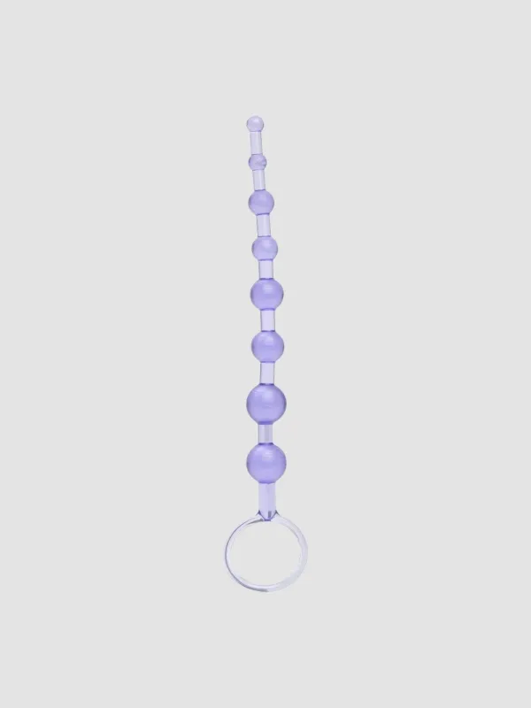 Chapelet Anal Transparent 20,3 cm
