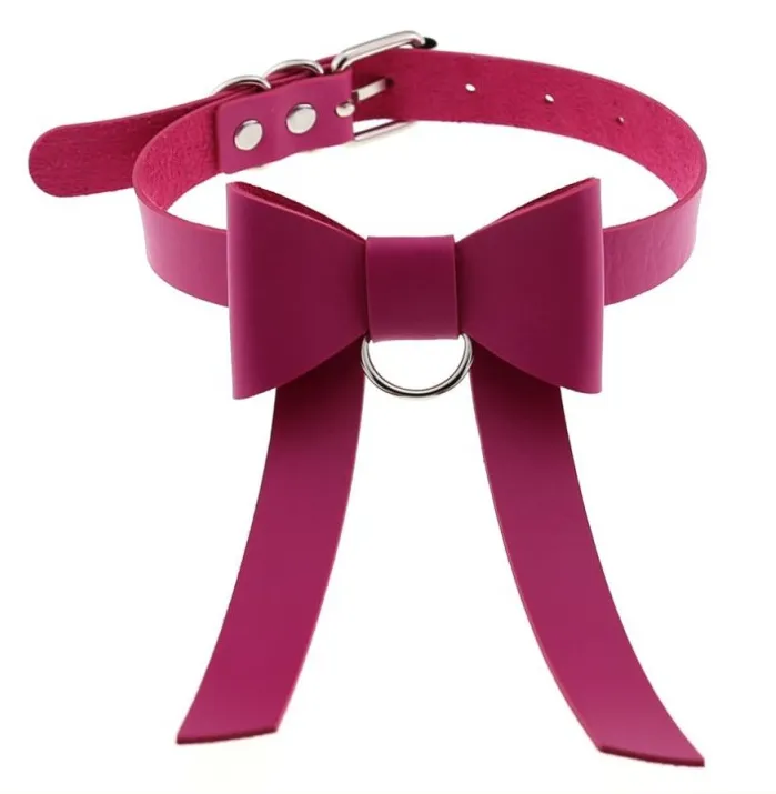 Ras de cou BOW NIGHT Rose