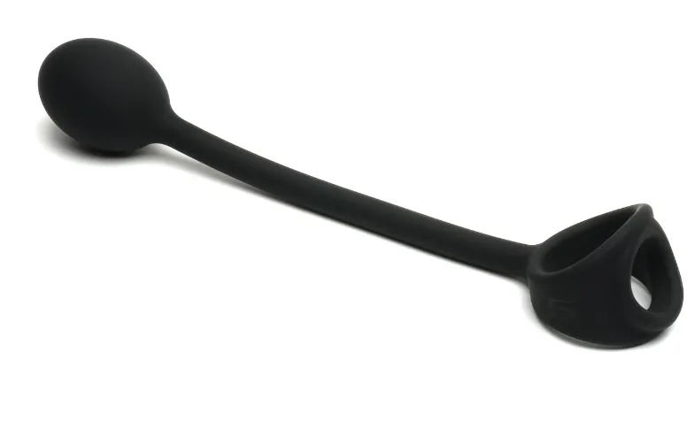 Ballstretcher Plug THUNDER ASSLOCK 6 x 4.5 cm Noir