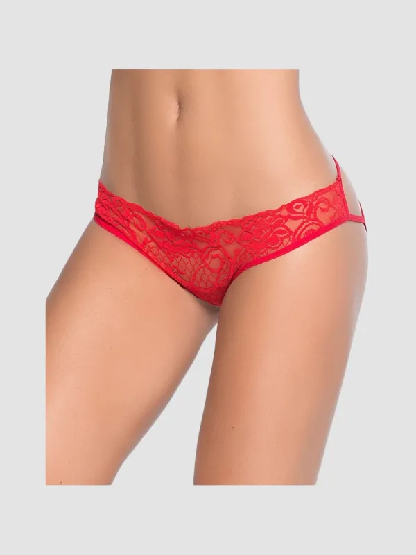 Culotte 97 Lanières Rouge