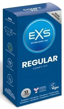 EXS Préservatifs en latex REGULAR 54mm x12