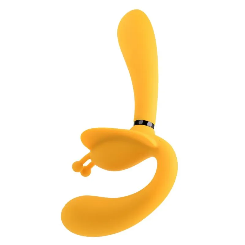 Evolved - Vibro "Le Monarque" avec bras amovible - Jaune