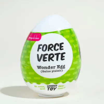 Œuf de mastrubation surprise Wonder Egg - 6,8 x 5 cm Vert