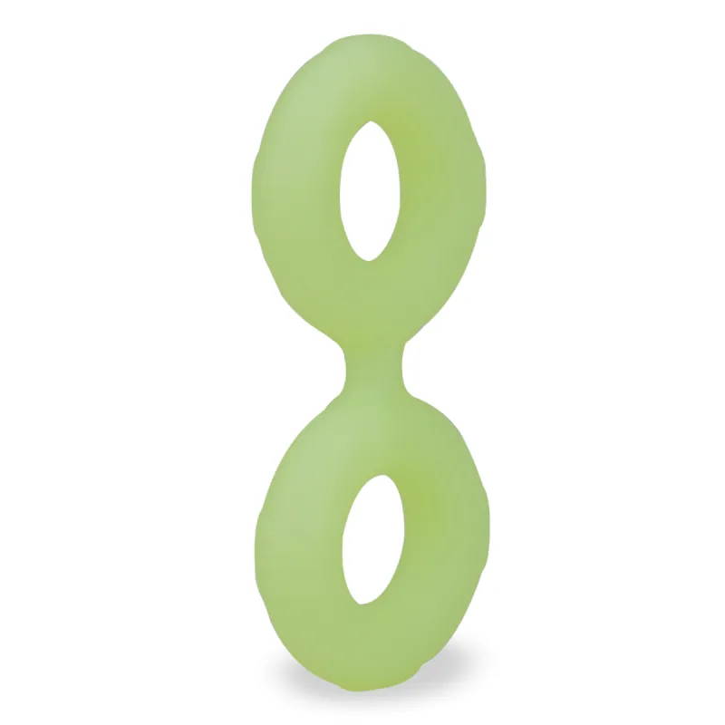 Anneau ring double en silicone phosphorescent Sloom