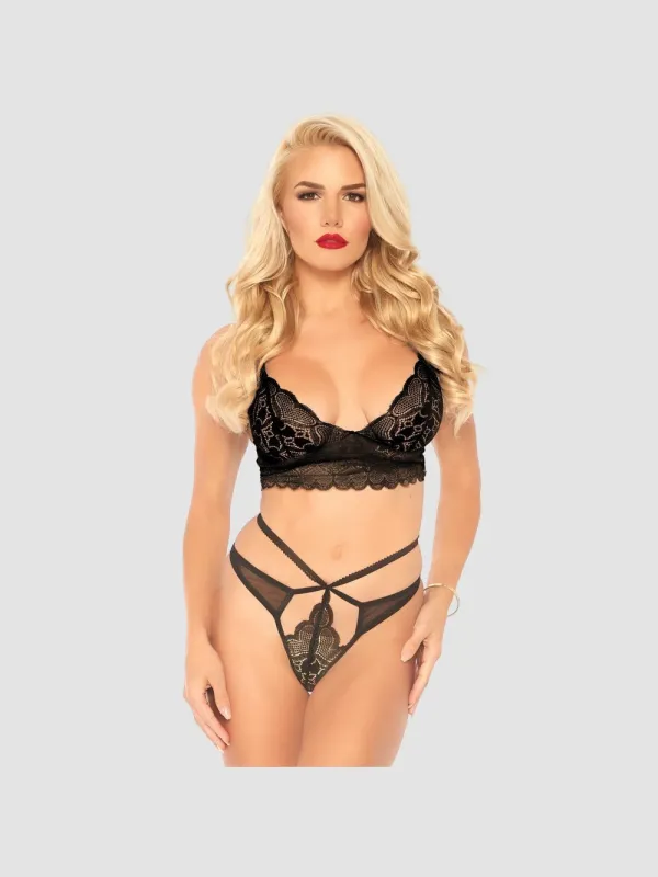 Ensemble 2 pièces XOXO noir S/M