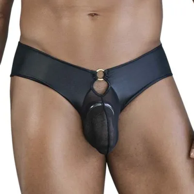 CandyMan Jockstrap fin WUSHI Noir