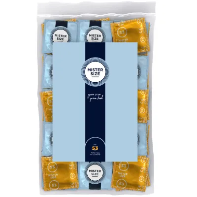 Préservatifs taille M 53 mm lot de 100 - Mister Size