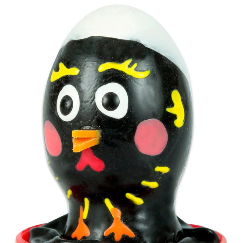 Préservatif Fantaisie Peint Main Poulet Noir - Condomerie