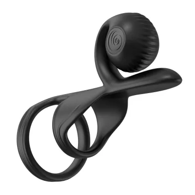 SVibe - Snail JOVI Anneau pour Couples - Noir