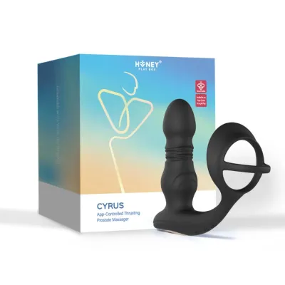 HoneyPlayBox – Cyrus Vibromasseur Prostatique à Poussée – Noir