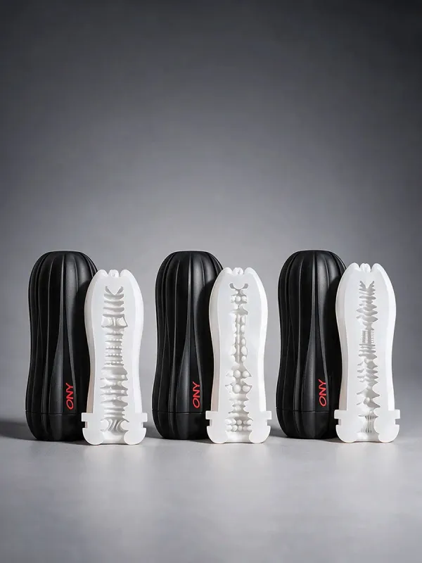 Pack : 3 gaines de masturbation PURE 2 : vaginal, anal, bucal